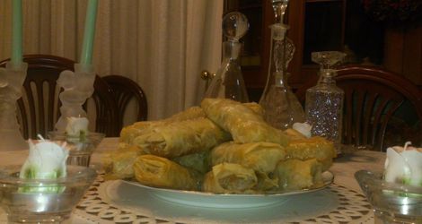 Καλαματιανά μασουράκια με φύλλο