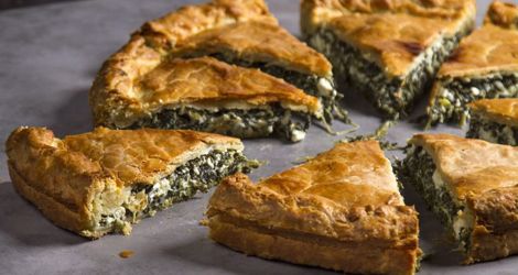 Σπανακόπιτα με σπιτική ζύμη κουρού
