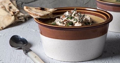 Κοτόσουπα με πίτες 