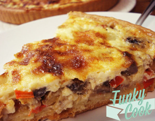 Αλμυρή Τάρτα με Μανιτάρια