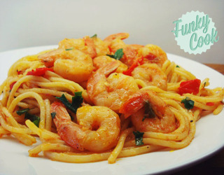 Γαριδομακαρονάδα Πικάντικη