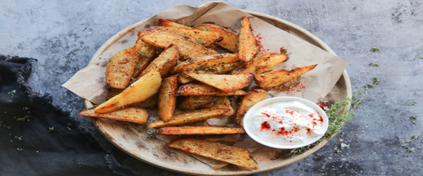 Τηγανητές Πατάτες στο Φούρνο