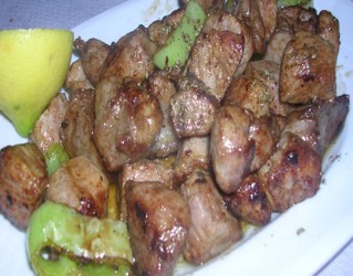 Τηγανιά Χοιρινή με βαλσάμικο