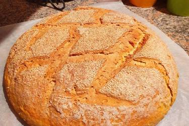 Ψωμί ζυμωτό με προζύμι