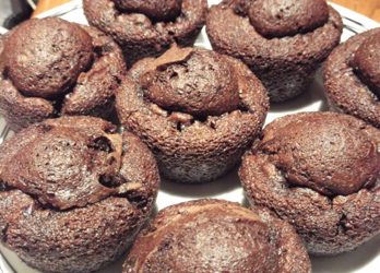 Muffins σοκολατένια νηστίσιμα