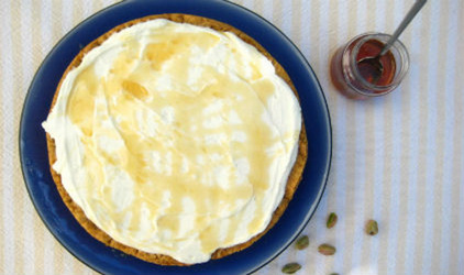 Τάρτα με μέλι και τυρί κρέμα