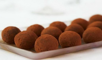 Τρουφάκια με σοκολάτα υγείας