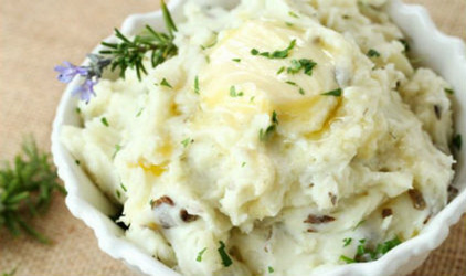 Πουρές πατάτας με παρμεζάνα