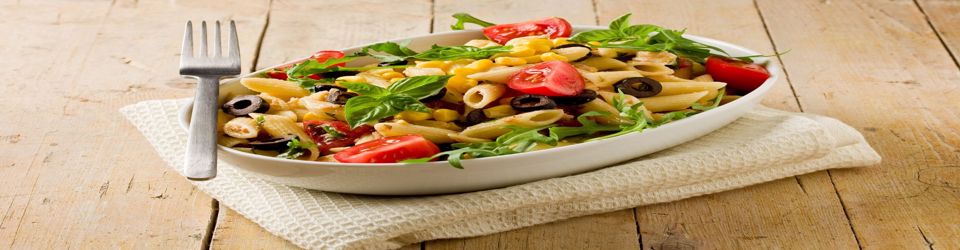 Μακαρονοσαλάτα Με Ζαμπόν και Άνηθο