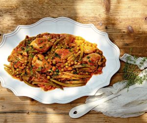 Κοτόπουλο με φασολάκια