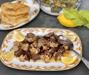 Συκωταριά στο τηγάνι
