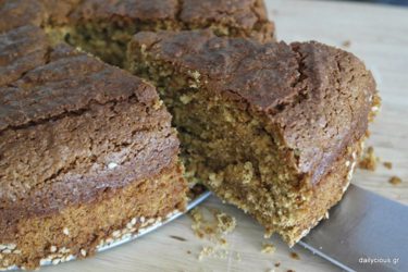 Κέικ με Ταχίνι και Πορτοκάλι