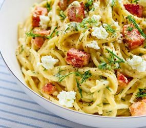 Καρμπονάρα με μάραθα, ολίγον ούζο και κεφαλοτύρι