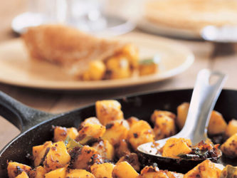 Πατάτες με τσίλι και τζίντζερ