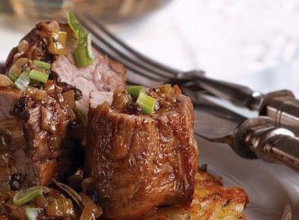 Ψαρονέφρι με πατάτες και ρέβες