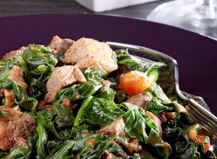 Ραδίκια με σύγκλινο και ντομάτα