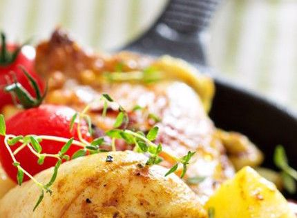 Κοτόπουλο παϊδάκια ψημένο με σάλτσα μουστάρδας