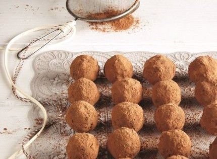 Τρουφάκια με κάστανο και σοκολάτα