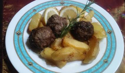 Κεφτεδάκια με πατάτες στο φούρνο μαμαδίστικη συνταγή