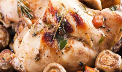 Κουνέλι σοτέ με μπίρα