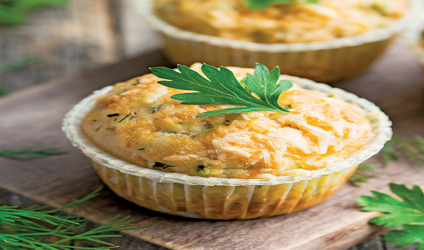 Αλμυρά τυροπιτένια μάφιν