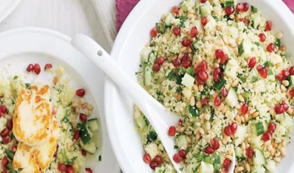 Ταμπούλι αρχοντικό με χαλλούμι