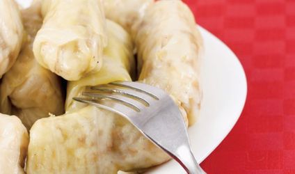 Λαχανοντολμάδες με αβγολέμονο