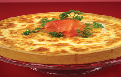 Κις με καπνιστό σολομό