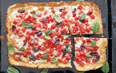 Πίτσα με βάση από κουνουπίδι