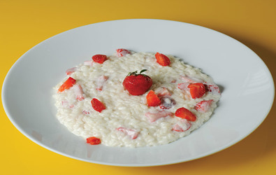 Ριζότο µε φράουλες